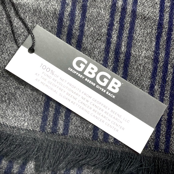 Geoffrey Beene Men’s Winter Scarf Plaid Lightweight Reversible New - Picture 4 of 12